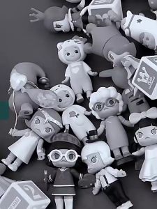 LVNI ตู้เก็บของโมเดลติดผนังหลายชั้น 3-7 ชั้น ตู้โมเดล ตู้โชว์กันฝุ่น ความจุขนาดใหญ่สวยงาม