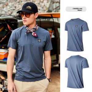 Jeep | Jeep Official Quick Dry T-Shirt Lightweight Breathable Round Neck Short Sleeve Mens Elastic Sport Authentic Half Sleeve Summer