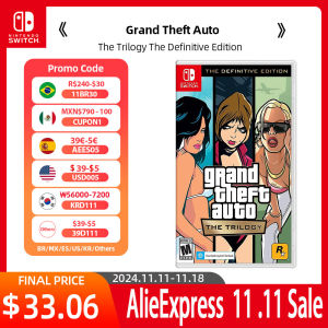 Original Grand Theft Auto The Trilogy The Definitive Edition GTA Nintendo Switch Game Deals Adventure Genre for Switch Game