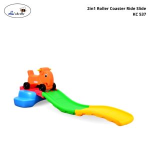 Perosotan Labeille KC 537 2 in 1 Roller Coaster Ride Slide Kereta Seluncuran Bonus Ride On Kidu Baby
