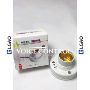 High Sensitivity Sound Voice Control Switch Corridor E27 Lamp Base LED Bulb Holder Auto On Off AC220V Controller Smart 45s Energy Saving Safe Durable Easy to Install