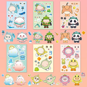 Đồ Chơi Sáng Tạo DIY Sticker Thay Thế Mặt Trứng Thú Vui Nhộn Hoạt Hình Giáo Dục Cho Trẻ Em Từ 2-10 Tuổi Bao Gồm Nhiều Bộ Sưu Tập