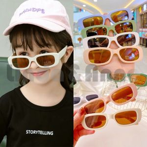 Teybren Kids Cartoon Sunglasses UV400 Protection Frosted Frame Bright Cute Baby Sun Glasses