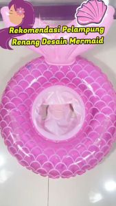 Ban Renang Anak Karakter Mermaid: Pelampung Renang Bulat Safety Baby WJ253
