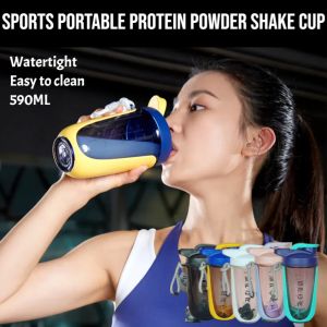 Portable Shaker With Stirring Ball  Protein Shaker Sports Fitness Gym BPA Free Bottle Phthalate-Free 590ml