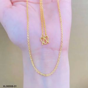 คอทองคำแท้ สร้อยลายโซ่โปร่ง น้ำหนัก 1.9 กรัม 96.5% ขายได้
