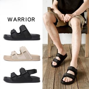 Mens Summer Outdoor Sandals Comfortable Breathable Slip-On Beach Shoes Lightweight Flat Heel Casual Fabric Upgraded Version