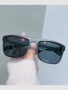 2PCS Black Fashion Square Sunglasses - Men Women Polarized UV400 Vintage Plastic Sport Shades