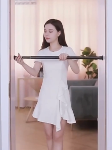 Punch-Free Adjustable Telescopic Rod Extendable Strong Bearing Retractable Shower Curtain Rod Cloth Rod for room