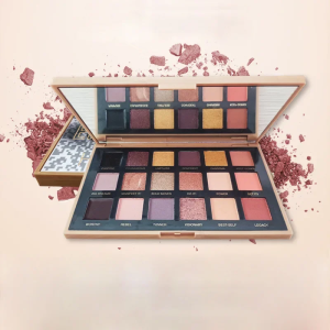 พาเลทอายแชโดว์ 18 สี HUDA Beauty สีโรสเพิร์ลสีโรสโกลด์ สำหรับแต่งตาสโมคกี้อาย