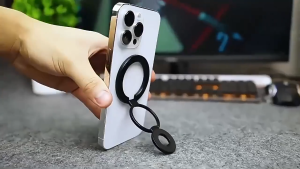 Magnetic Phone Ring Holder Foldable 360 Rotation Zinc Alloy N52 Magnet Grip Stand Use Easy