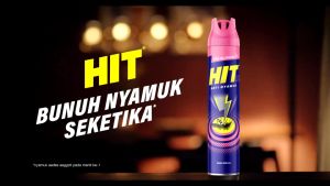 HIT Aerosol Obat Nyamuk dan Kecoak Semprot 600ml & 150ml All Varian