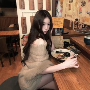 CHANGTONG | Bohemian Style Elegant Loose Shoulder Off Blouse