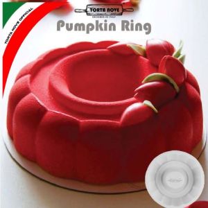 Cetakan kue silikon PUMPKIN RING Loyang Tulban 24 cm TORTA NOVE mousse cake entremet puding