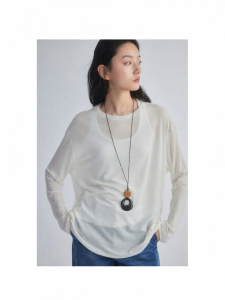 epoque de rueen | Stylish Loose Long Sleeve T-Shirt Womens Spring Wear