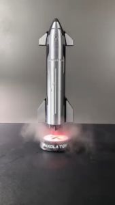 [READY STOCK] SPACE X STARSHIP ROCKET MODEL WITH HUMIDIFIER WITH LED LIGHTS
