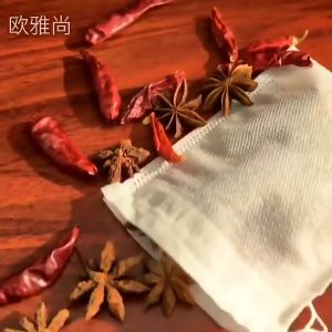 Túi Lọc Trà Cà Phê Thảo Dược  Túi đựng Gia vị nấu ăn mini Từ Vải Không Dệt Có Dây Rút Tiện Lợi dùng 1 lần 8x10..