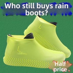 Waterproof Anti-slip Thick Wear-resistant Rain Shoe Cover