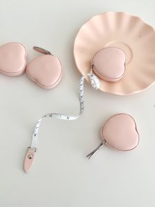 Cute Mini Automatic Ruler 1.5 Meters Measurement Waist Height Soft Ruler Tape Measure for Clothes Sewing DIY Crafts