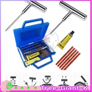 COD TIRE REPAIR KIT SET /alat tambal ban set 12 pcs tubeless motor mobil sepeda metal tyre kit plastik anti bocor