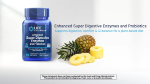 Life Extension Enhanced Super Digestive Enzymes & Probiotics 60 Veg Caps Natural Digestive Aid