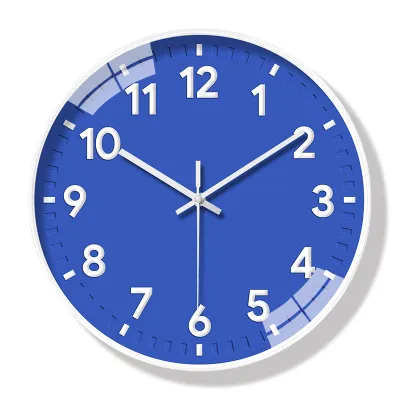 Modern Minimalist Wall Clock for Living Room Silent round 12 Inch 30cm Decorative Hanging Clock Creative Home Decor
