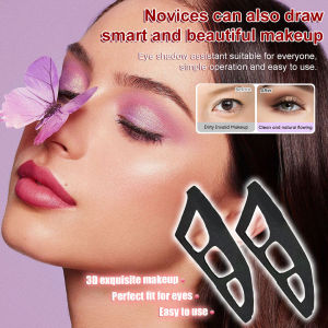 【Amazon Hot Sale】Newbie Eye Shadow Auxiliary Template Reuse Eye Shadow Template Eye Shadow Sticker Lazy Makeup Tools Newbie Makeup Tools 新手画眼线辅助模版 可重复使用