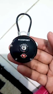 READY YiF Gembok TSA Koper kecil anti maling haji umroh Kode Angka Kunci 3 Digit Password TSA007