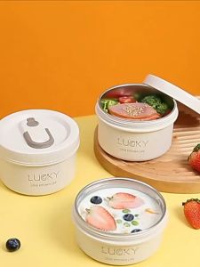 Kotak Makan Siang Terisolasi Vakum Stainless Steel Cangkir Sup Makanan Terisolasi Wadah Terisolasi  Siang Anak-Anak Lunch Box Kotak Bekal Bekal Makan Anti Tumpah Microwave