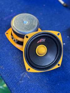 ลำโพง 4 นิ้ว ลำโพงบูทูล ลำโพงเสียงกลาง4นิ้ว เฟสปลั๊กงานไทย กำลัง 300 วัตต์ ยี้อ HMaudio งานไทย(ราคา 1 ดอก)