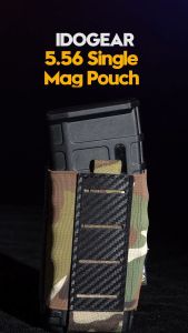 IDOGEAR Tactical 556 Holder Single MOLLE Pouch Non-slip Loop-wool Quick Draw Camo 3591