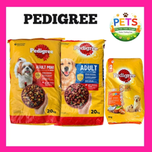PEDIGREE DOG FOOD FOR ADULT+MINI+PUPPY - 20KG AND 15KG