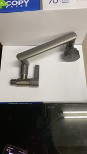 kran tembok dapur cuci piring robot bisa putar 720 derajat abu-abu grey minimalis 770AB