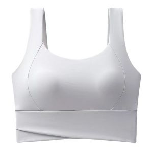 เสื้อชั้นในกีฬาแบบสวมหัวสำหรับผู้หญิง ทรงเกาะอก ทรงสลิมฟิต ทรงเข้ารูป สำหรับวิ่ง โยคะ ฟิตเนส ชุดกีฬา ชุดโยคะ ชุดวิ่ง ชุดกีฬา