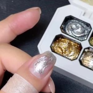 Gel Móng Tay Dạng Kem Đặc Platinum Series Galaxy Đầy Màu Sắc 9 Màu Sắc Độ Sáng Cao Với Hiệu Ứng Lấp Lánh 10g