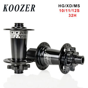 Koozer XM490pro Boost CR-Mo Steel Axle  32 Holes HG XD MS 10 11 12s Rear 5x141 QR 12x148mm THRU TA MTB Bicycle Hubs Bike Parts