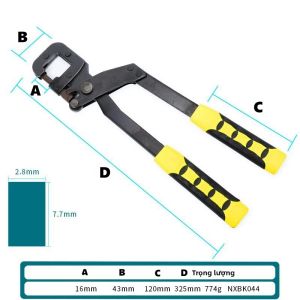 NiuXiang | Kìm Bấm Thép Đa Năng Thép Carbon Dùng Để Đóng Đinh Tạo Khung Siết Chặt Bấm Keel Đóng Đinh Tán Kẹp Cho Dụng Cụ Thạch Cao