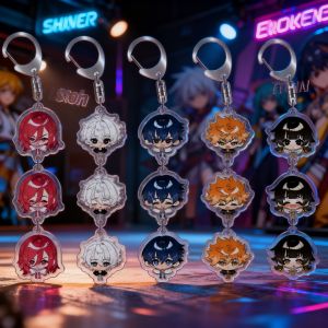 Bandai | Blue Lock Acrylic Keychain Anime Trio Set Isagi Yoichi Bachira Meguru from Blue Lock