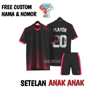 jersey olahraga anak-anak usia 4-15 tahun sudah free custom nama +nomor cocok buat cewek/cowok