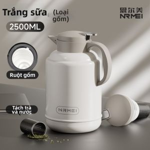 nRMEi | Ấm Chè Thép Không Gỉ Giữ Nhiệt Văn Phòng Tại Nhà
