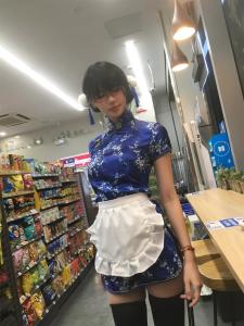 New Chinese Style Cheongsam Dress Halloween Christmas Cosplay Uniform Soft Girl Maid Skirt Short Cheongsam Daily Wear