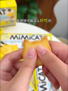 【HALAL】Aoligei Mimicat MiMiCAT Kitty Lemon Sandwich Biscuit & Butter Kitty Cookies | Halal Certified | Muslim Friendly| Family Sharing | Kids Snack 3box