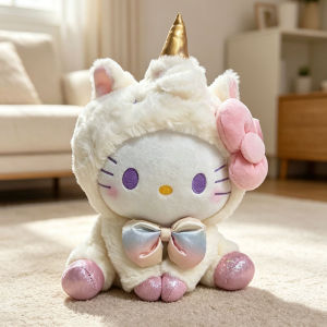 Sanrio | 20-25cm Cute Plush DollsUnicornMy MelodyCinnamorollKuromiHello KittyCartoon Cute Plush ToysBirthday Gifts &Small Presents