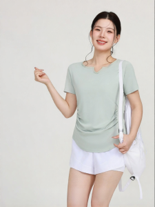 MaxRun World | Slim Fit Quick Dry Womens Sport Top For Yoga & Pilates