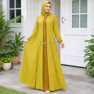 GAMIS CRINKLE CERUTY PAYET PLUS HIJAB PASMINA/TERBARU /TARLARIS/TERMURAH