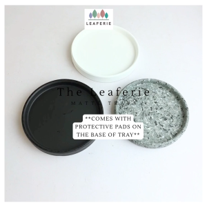 The Leaferie Matte Tray (7 sizes) flowerpot ceramic base plant saucers