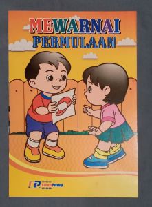 Buku Mewarnai Permulaan untuk PAUD dan TK uk besar