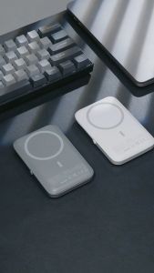 MCDODO POWERBANK ORIGINAL 2IN1 WIRE & WIRELESS MAGNETIC 5000MAH FAST CHARGING POWER BANK 20W PD TYPE C OUTPUT WITH STAND