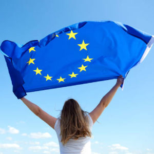 FLAGLINK 90x150 CM EU European Europe Union Flag For Decoration
