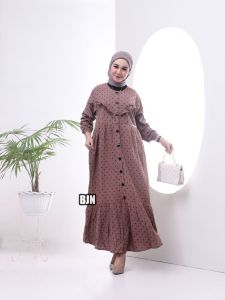 GAMIS NEW POLKADOT KECIL REMPEL KUALITAS VIRAL TIKTOK